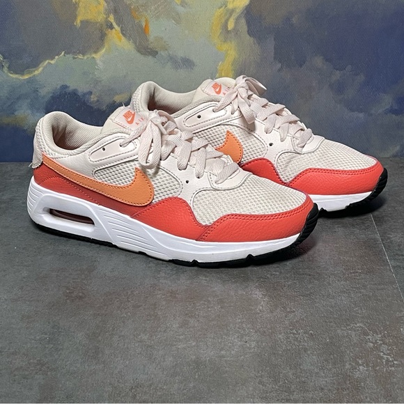 Nike Air Max SC White Light & Soft Coral Pink CW4554-600 Women's Sneakers Size 8 - Picture 1 of 16